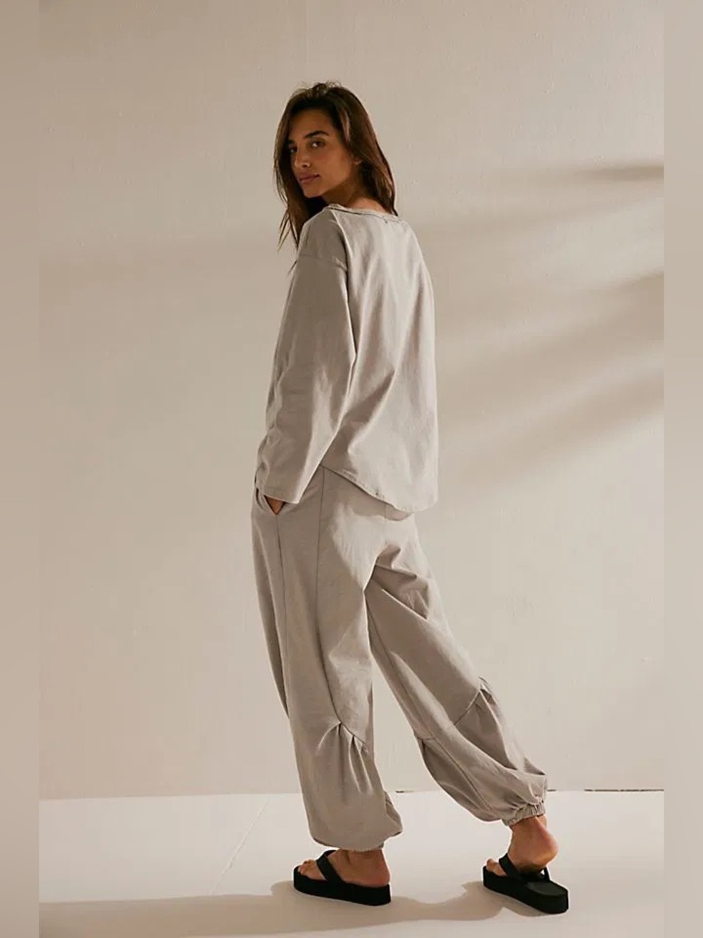 NWT Free People Beach Parker Set in bitter oil size XS - Picture 8 of 8